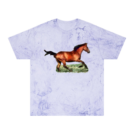 Horse 'Sam' Unisex Cotton Color Blast T-Shirt