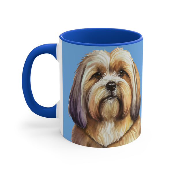 Lhasa Apso Accent Coffee Mug, 11oz