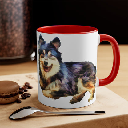Finnish Lapphund Accent Coffee Mug, 11oz