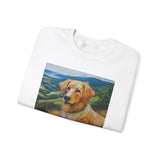 Golden Retriever Unisex 50/50 Crewneck Sweatshirt