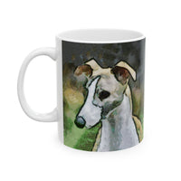 Whippet Ceramic Mug, 2 sizes