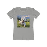 West Highland Terrier Women's Slim Fitted Ringspun Cotton Tee