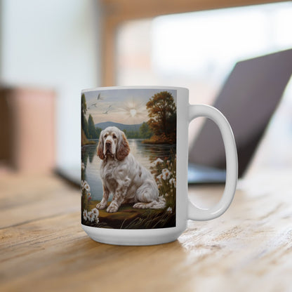 Clumber Spaniel Ceramic Mug - The Perfect Brew Companion