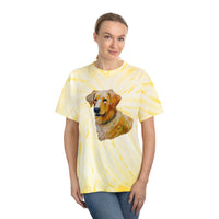 Golden Retriever Puppy - Unisex Tie-Dye Tee, Cyclone