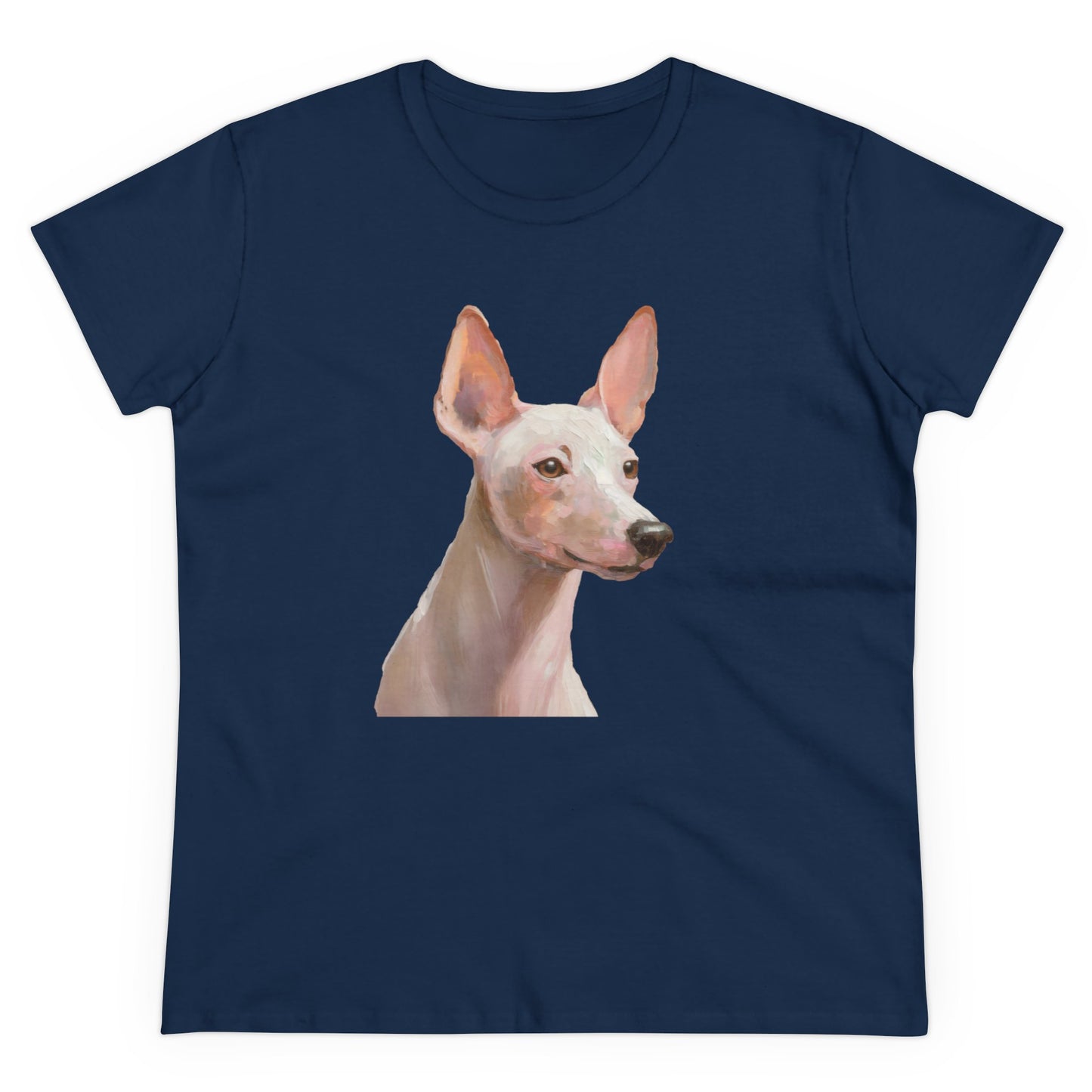 Xoloitzcuintli 'Mexican Hairless' Women's Midweight Cotton Tee