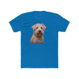 Soft Coated Wheaten Terrier - Men's Fitted Cotton Crew Tee