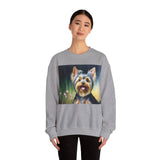 Yorkie #3 50/50 Crewneck Sweatshirt