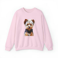 Yorkshire Terrier (Yorkie) 'Lupis' Unisex  50/50 Crewneck Sweatshirt