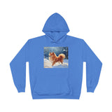 Finnish Spitz - Unisex Fleece Lined Pullover Hoodie Sweatshirt