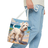 Sealyham Terrier Polyester Tote Bag (AOP)