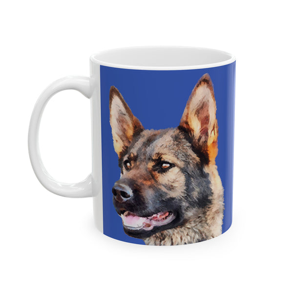 "Hans the German Shepherd Majesty Ceramic Mug"