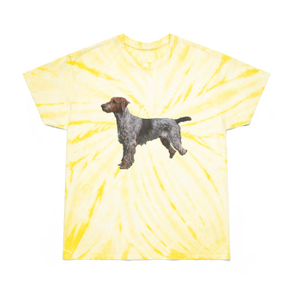 Wirehaired Pointing Griffon Unisex Tie-Dye Tee, Cyclone