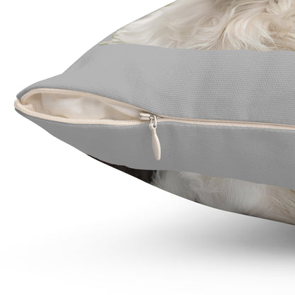 French Spaniel Spun Polyester Throw Pillow