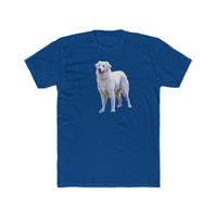 Hungarian Kuvasz Men's Fitted Cotton Crew Tee