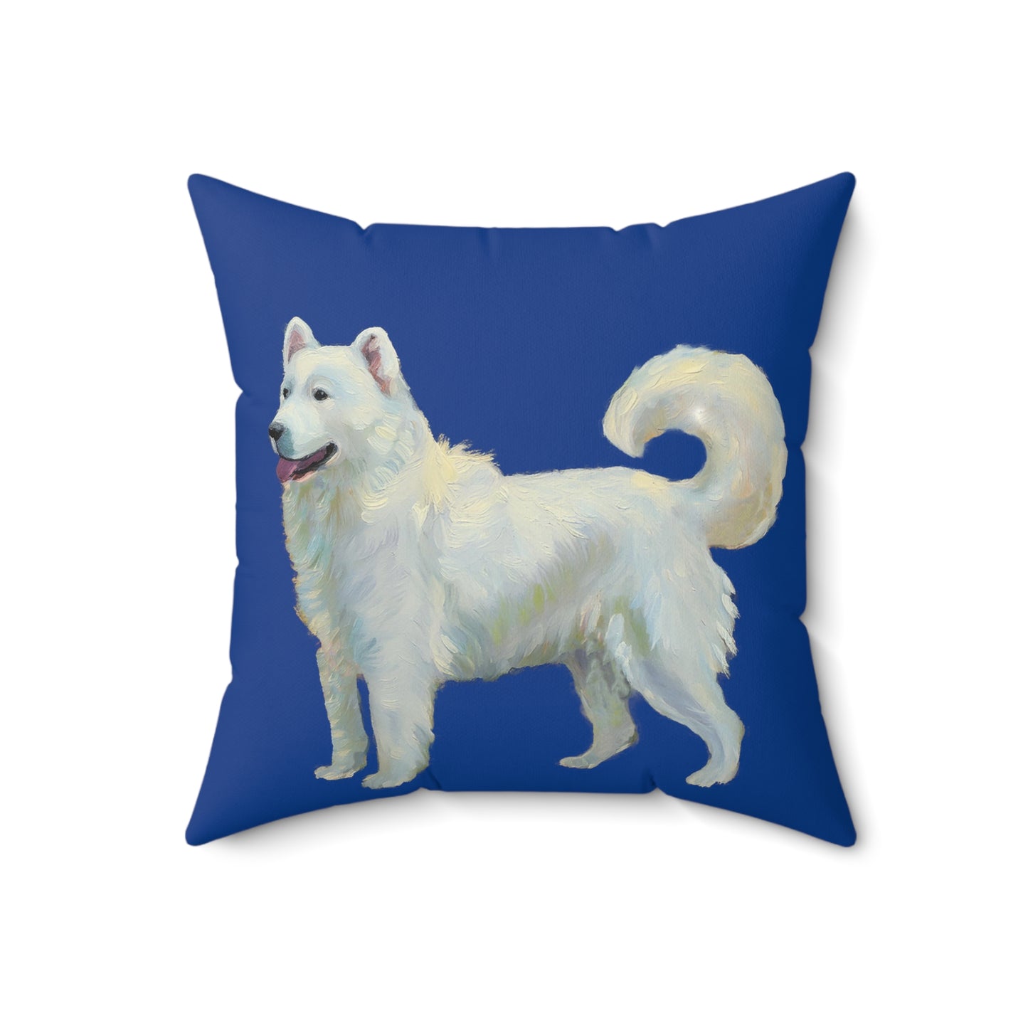 Hokkaido Spun Polyester Square Throw Pillow: Artful Comfort