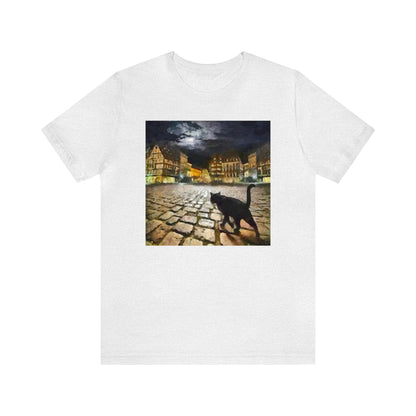 Night Cat Prowling - -  Classic Jersey Short Sleeve Tee