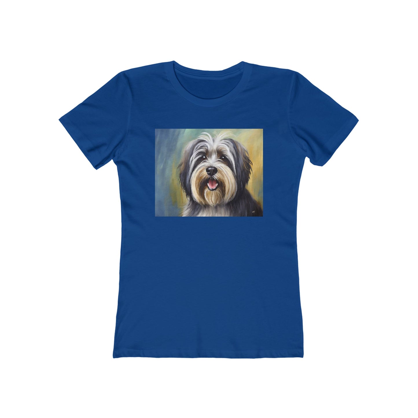 Tibetan Terrier Women's Slim Fitted Ringspun Cotton Tee