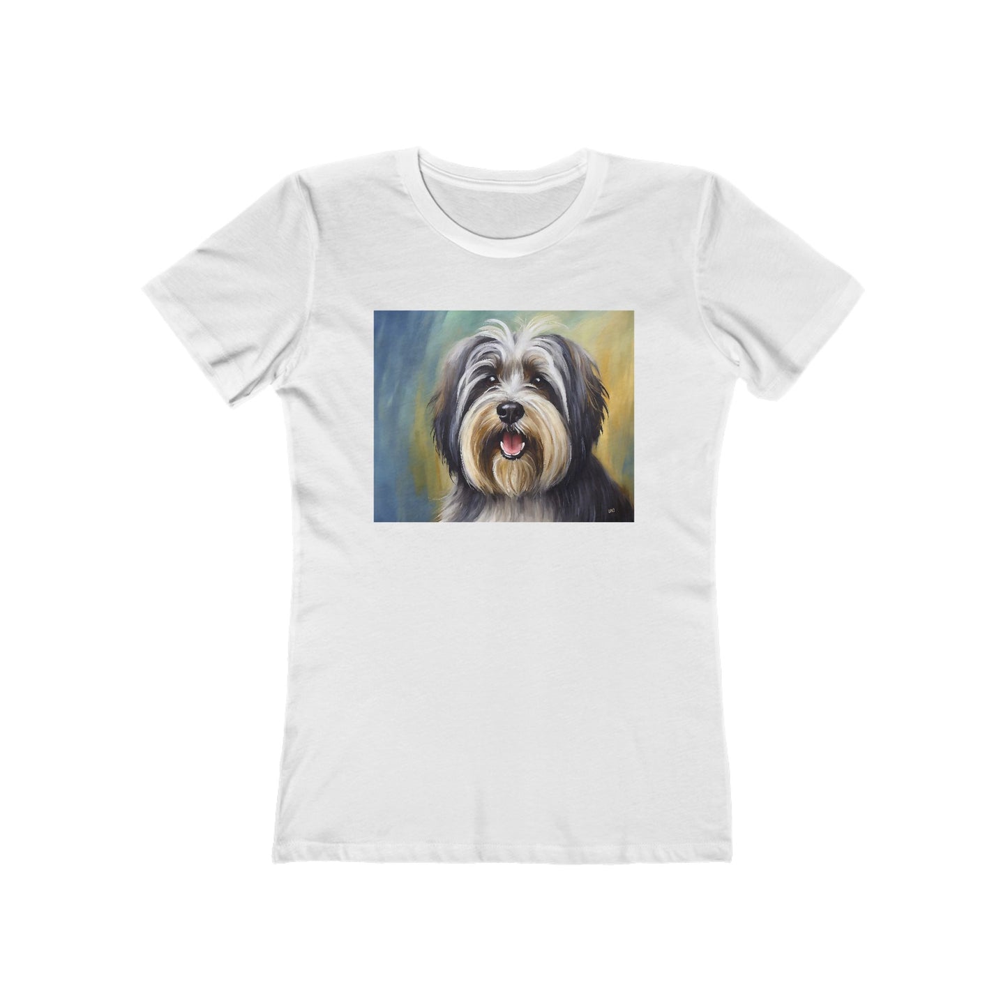 Tibetan Terrier Women's Slim Fitted Ringspun Cotton Tee