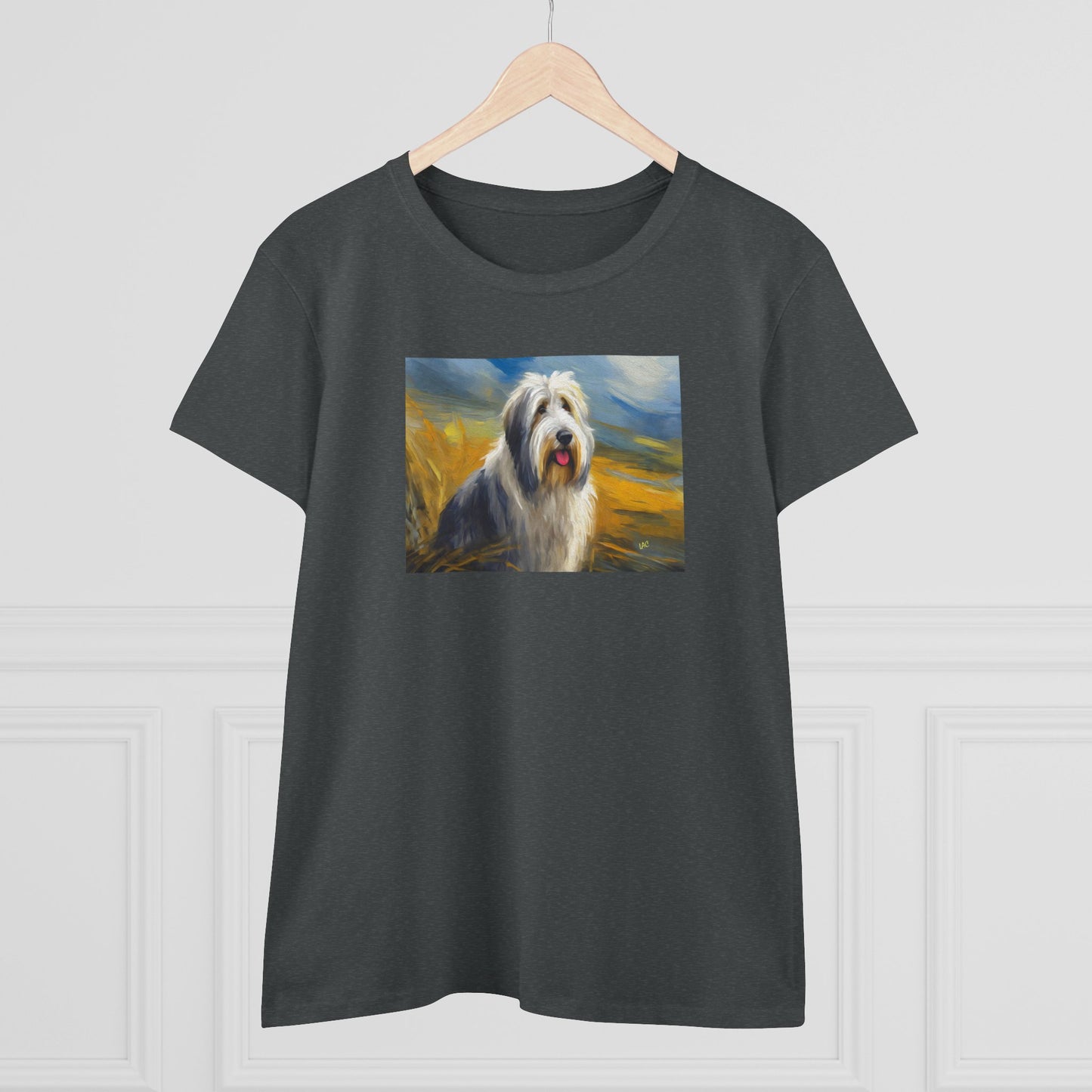 Old English Sheepdog Women's Midweight Cotton Tee