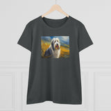 Old English Sheepdog Women's Midweight Cotton Tee