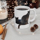 Cats 'Sifnos Sisters' Ceramic Mug 11oz