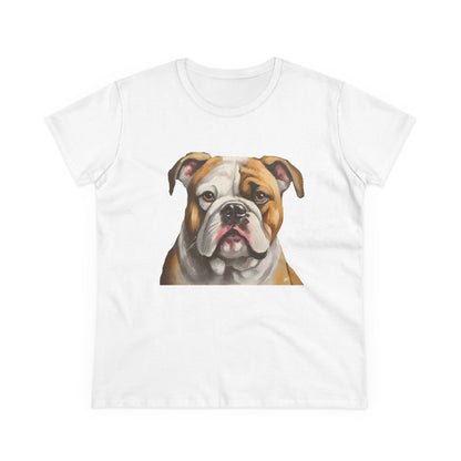 American Bulldog Women's Midweight Cotton Tee