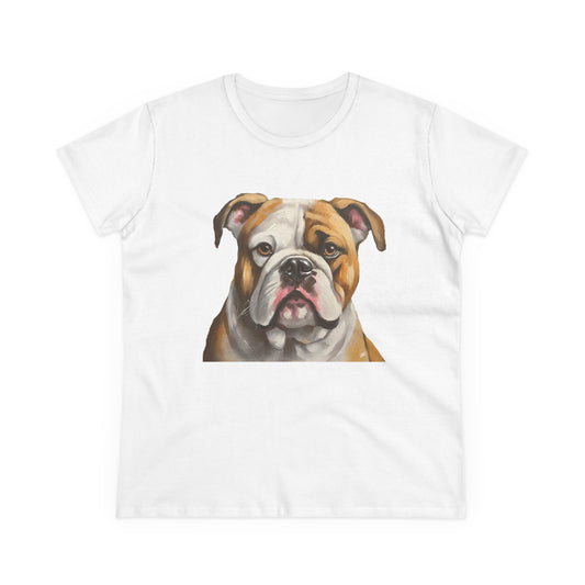 American Bulldog Women's Midweight Cotton Tee