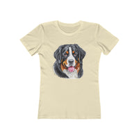 Bernese Mountain Dog #2 Women's Slim Fitted Ringspun Cotton Tee