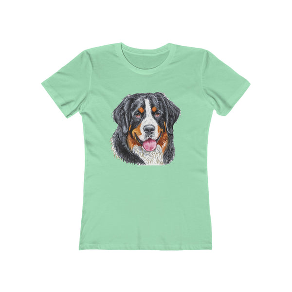 Bernese Mountain Dog #2 Women's Slim Fitted Ringspun Cotton Tee