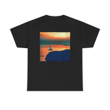 Kastro Sunset (Sifnos Island, Greece) Unisex Heavy Cotton Tee