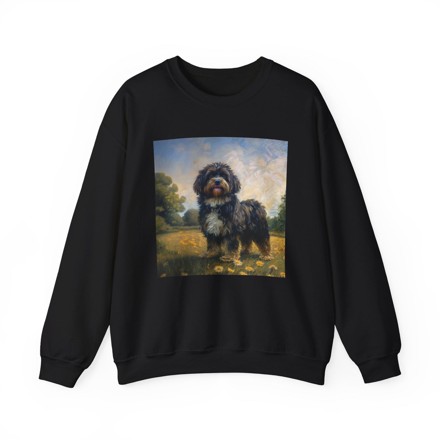 Russian Tsvetnaya Bolonka - Unisex 50/50 Crewneck Sweatshirt