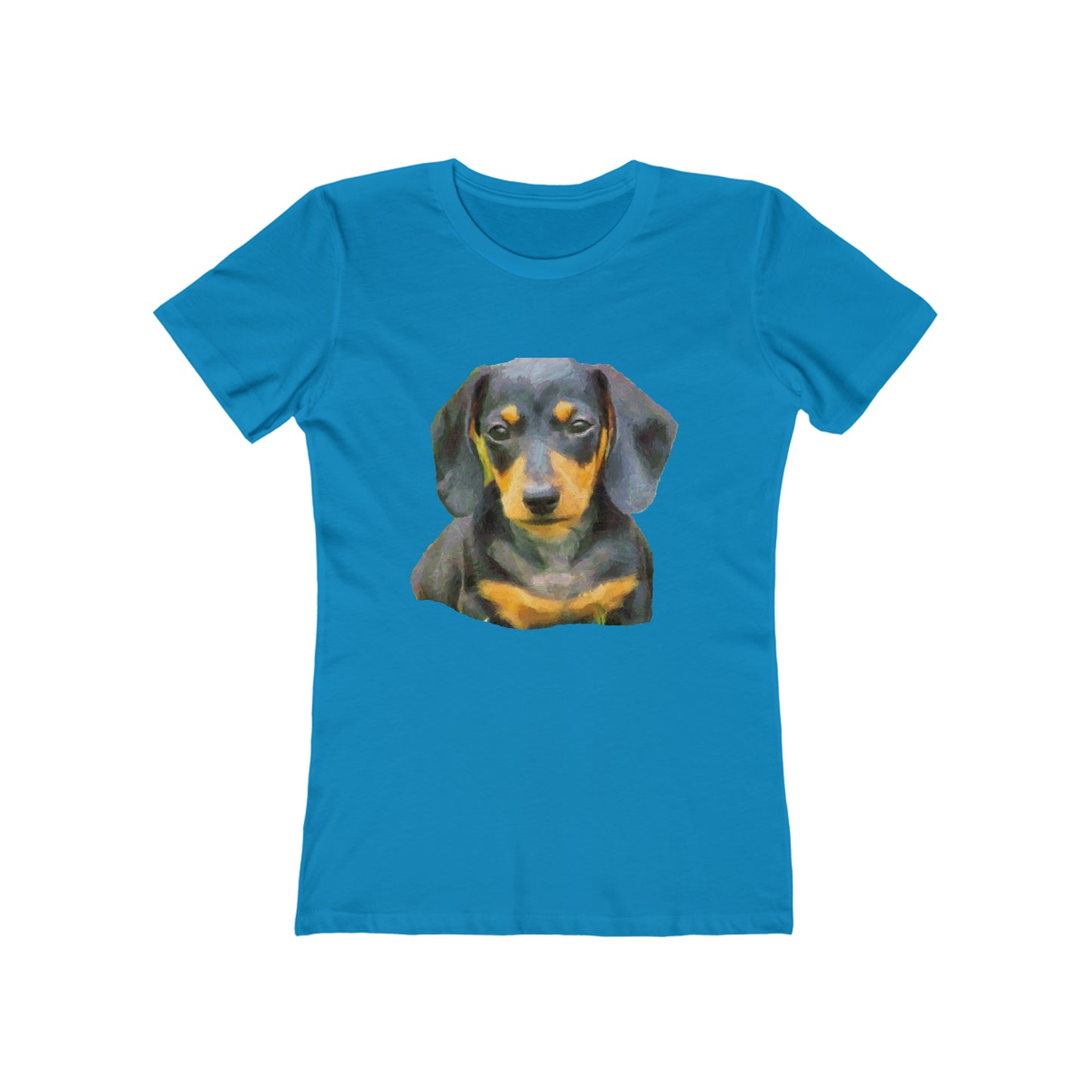 Dachshund 'Doxie #2' - Women's Slim Fit Ringspun Cotton T-Shirt