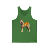 Akita Unisex Jersey Tank Top - Elegance Meets Comfort