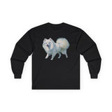 Japanese Spitz Unisex Classic Cotton Long Sleeve Tee