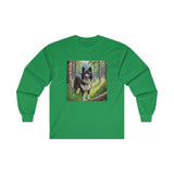 Opulent Karelian Bear Dog Unisex Classic Cotton Long Sleeve Tee