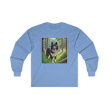 Opulent Karelian Bear Dog Unisex Classic Cotton Long Sleeve Tee