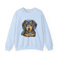 Dachshund 'Doxie #2' Unisex 50/50 Crewneck Sweatshirt