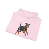 Manchester Terrier Unisex 50/50 Hooded Sweatshirt
