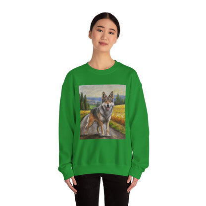 Czechoslovakian Vlcak -Unisex 50/50 Crewneck Sweatshirt