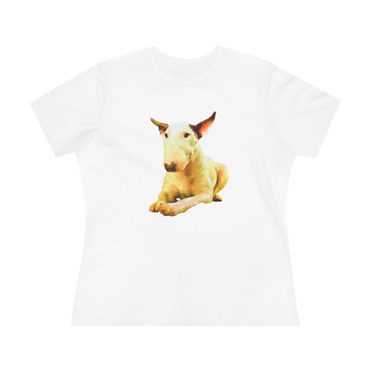 English Bull Terrier 'Sacha' Women's Relaxed Fit Tee