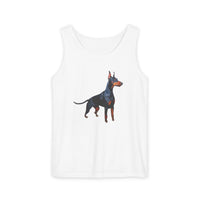 Doberman Pinscher Lover's  Unisex Relaxed Fit Garment-Dyed Tank Top - Summer Style