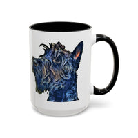 Schnauzer Ceramic Accent Coffee Mug, 2 sizes