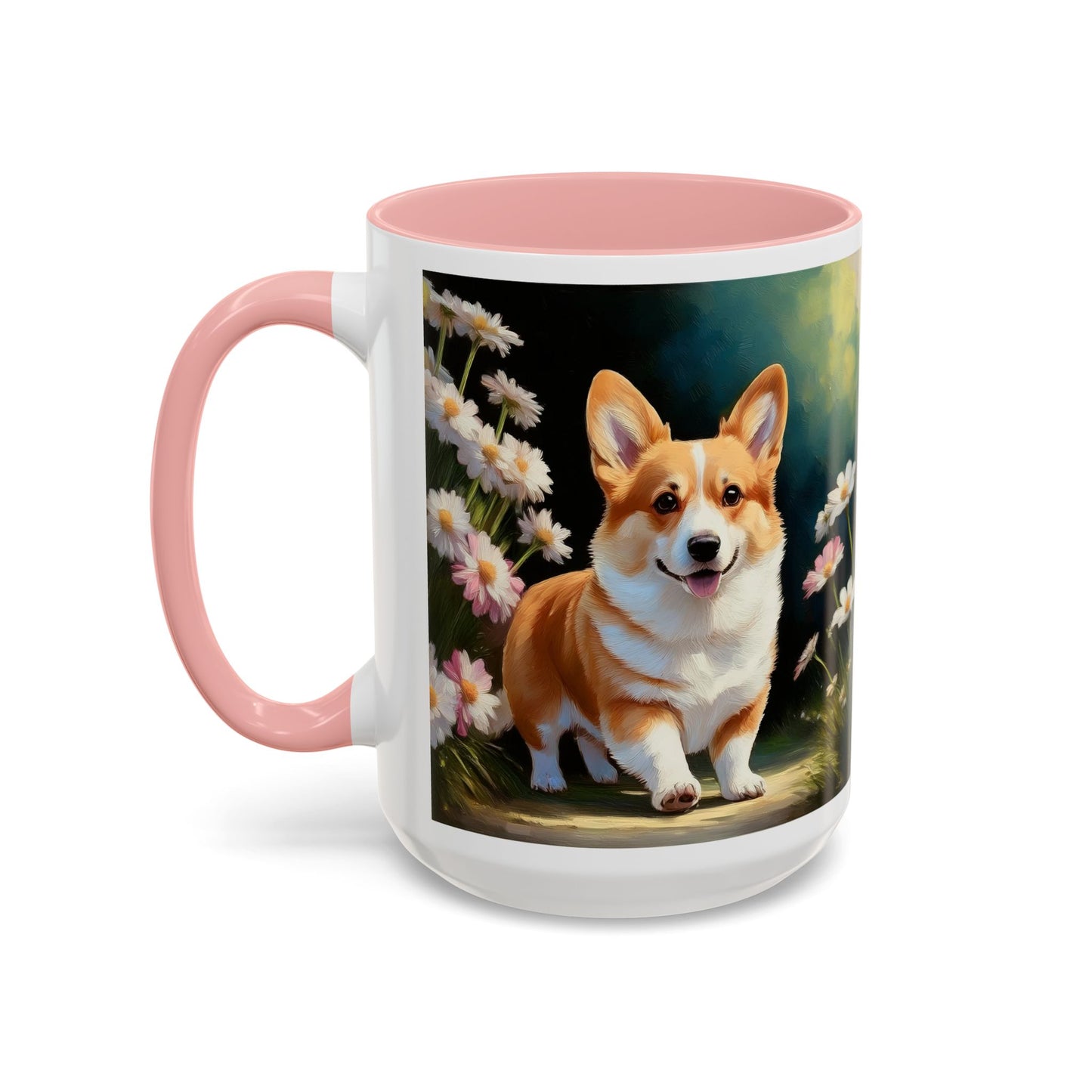 Welsh Corgi Puppy - Accent Coffee Mug