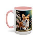 Welsh Corgi Puppy - Accent Coffee Mug