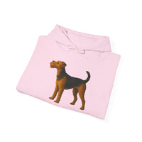 Airedale Terrier #2 - Unisex 50/50 Hooded Sweatshirt