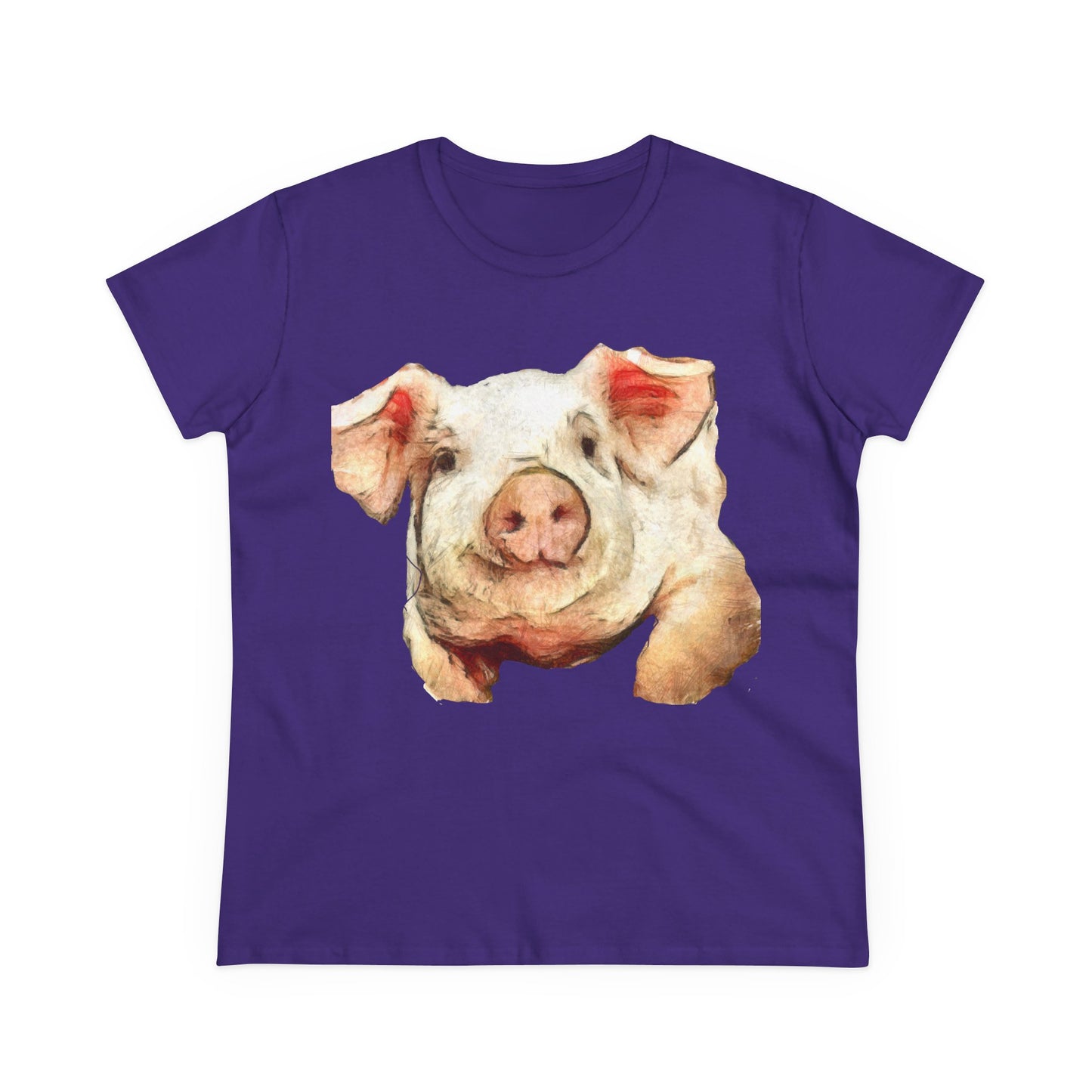 Pig 'Petunia' Women's Midweight Cotton Tee