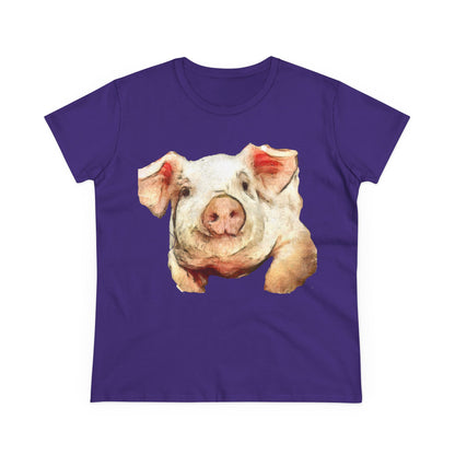 Pig 'Petunia' Women's Midweight Cotton Tee