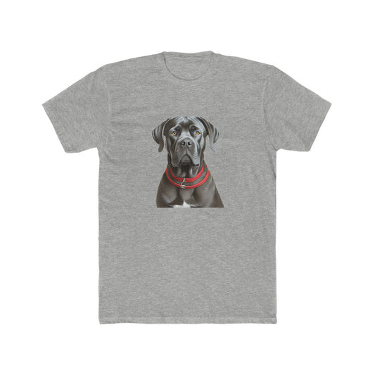 Cane Corso - Men's Fitted Cotton Crew Tee