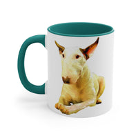 Refined Elegance English Bull Terrier Ceramic Accent Coffee Mug
