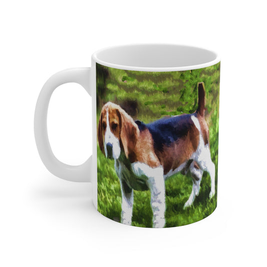 American Foxhound Ceramic Mug - A Touch of Elegance